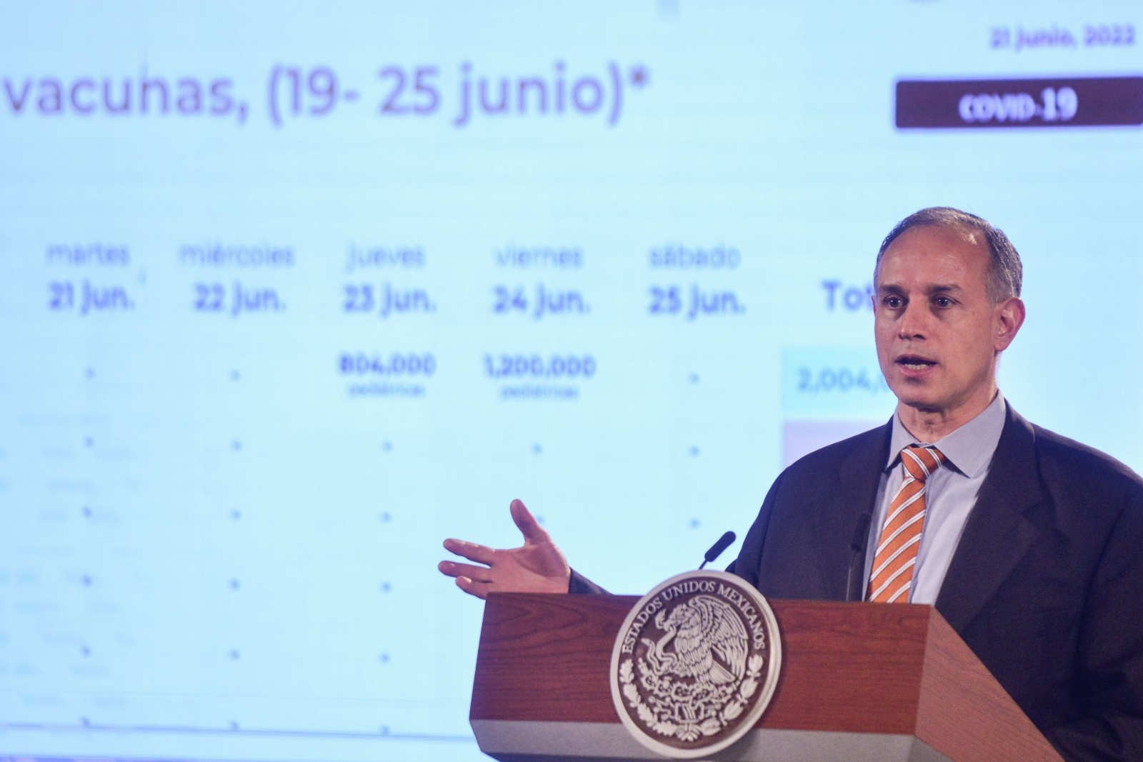 El funcionario de salud dijo que no han aumentado las hospitalizaciones. En promedio hay 5 muertes diarias