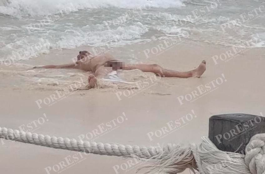 El movimiento del mar hizo lo suyo y arrastró el cuerpo a la orilla de la Playa Gaviotas El movimiento del mar hizo lo suyo y arrastró el cuerpo a la orilla de la Playa Gaviotas