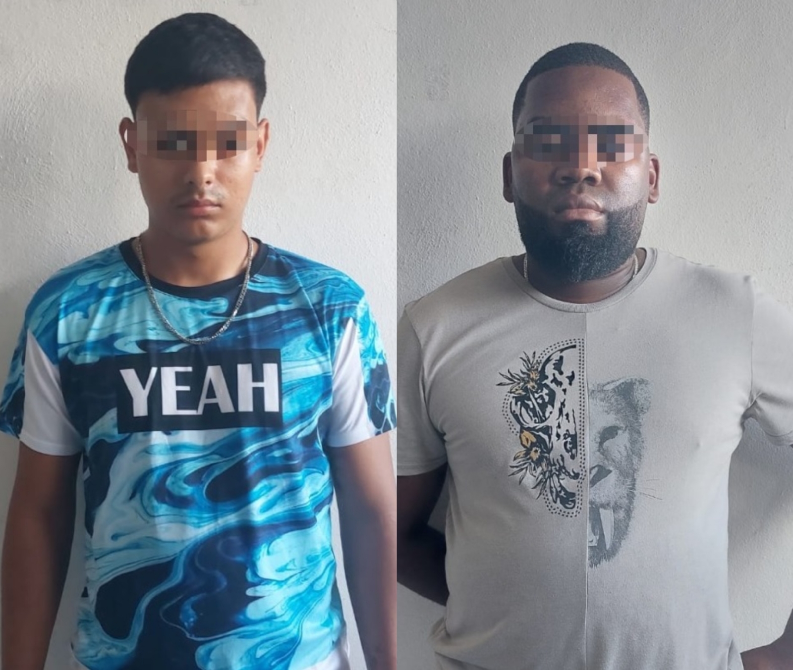 Ronal Stiven y Carlos Andrés fueron las personas detenidas ayer jueves