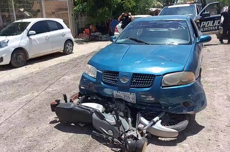 Al lugar llegaron elementos de la Policía Quintana Roo Al lugar llegaron elementos de la Policía Quintana Roo