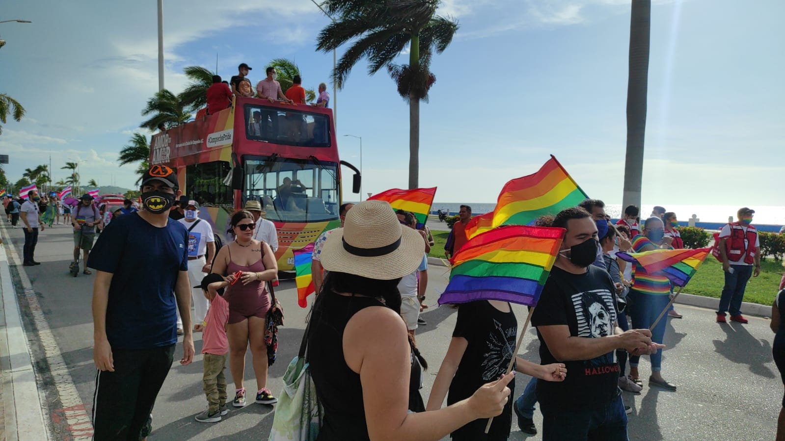 Personas marcharon este domingo 26 de junio en el marco del mes del orgullo en Campeche Personas marcharon este domingo 26 de junio en el marco del mes del orgullo en Campeche