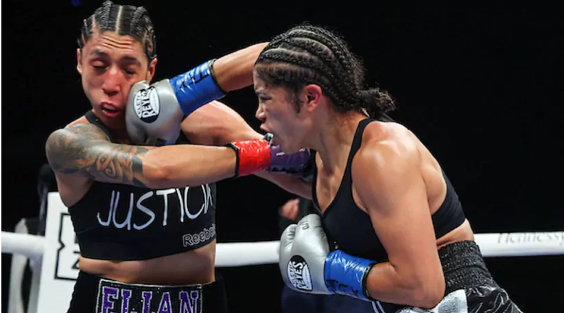 La peleadora mexicana pidió que detuvieran su pelea ante Jessica McCaskill.