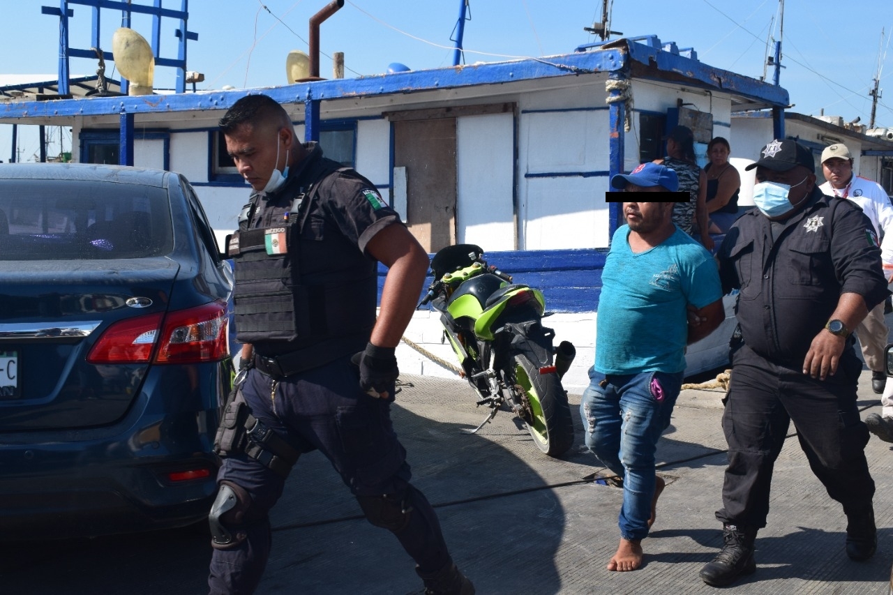 El pescador fue trasladado a la cárcel pública de Progreso El pescador fue trasladado a la cárcel pública de Progreso