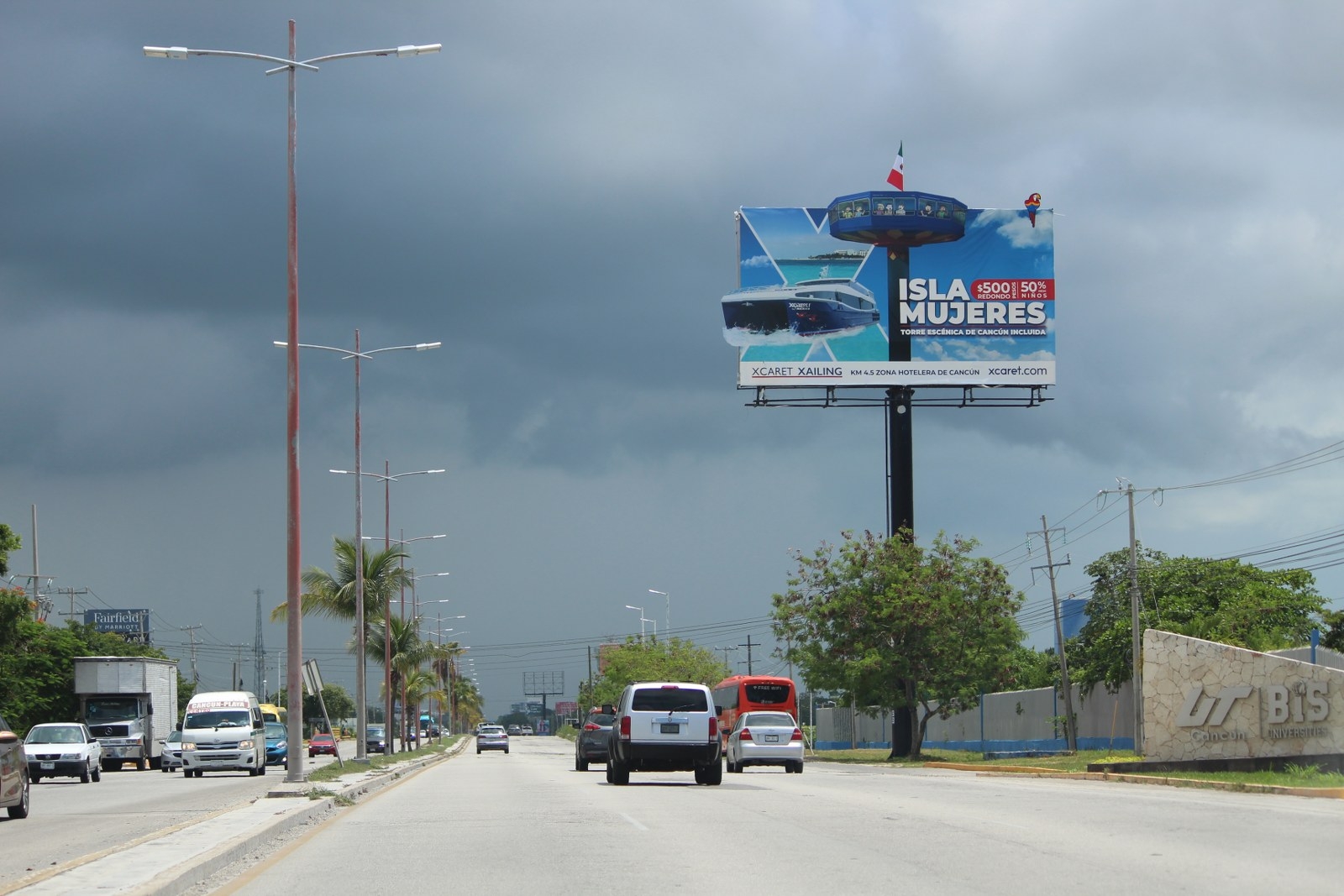 El cielo nublado perdurará durante el día en zonas de Quintana Roo
