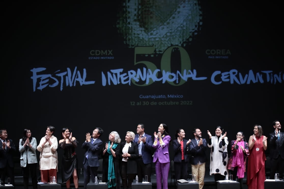Presentación de la segunda parte de la programación del Festival Internacional Cervantino. Foto: FIC