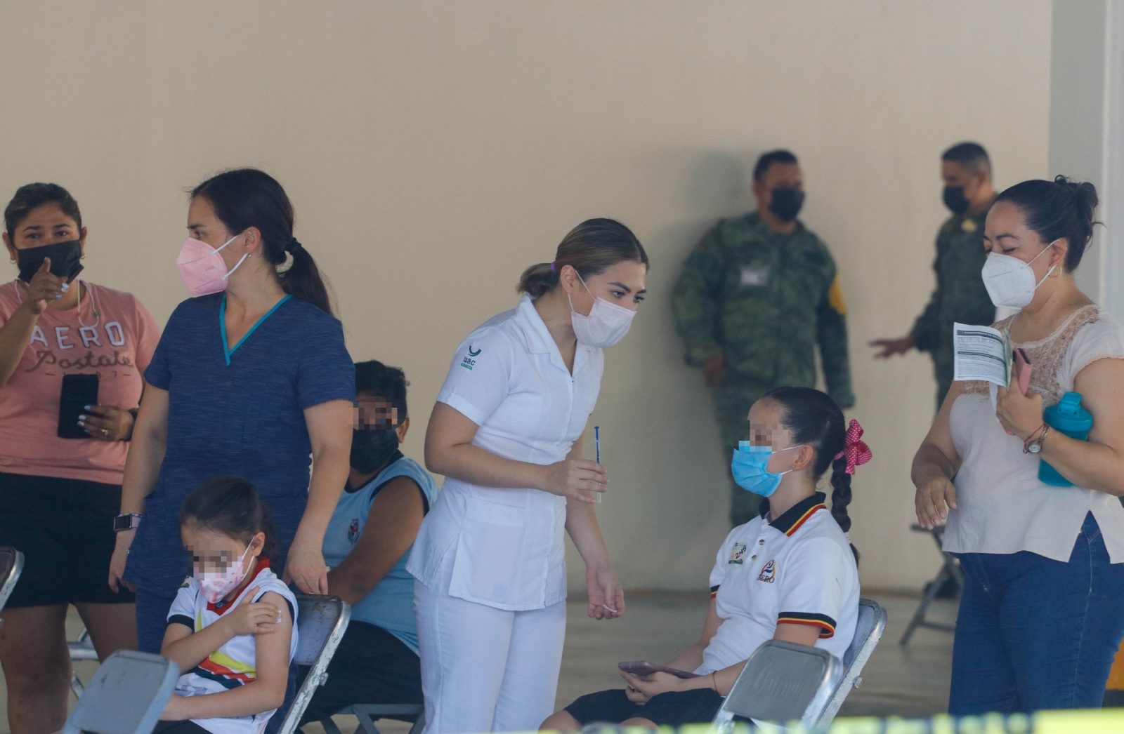 No hay una fecha establecida para que los demás niños reciban dosis, ya que el Gobierno Federal se encarga de la logística