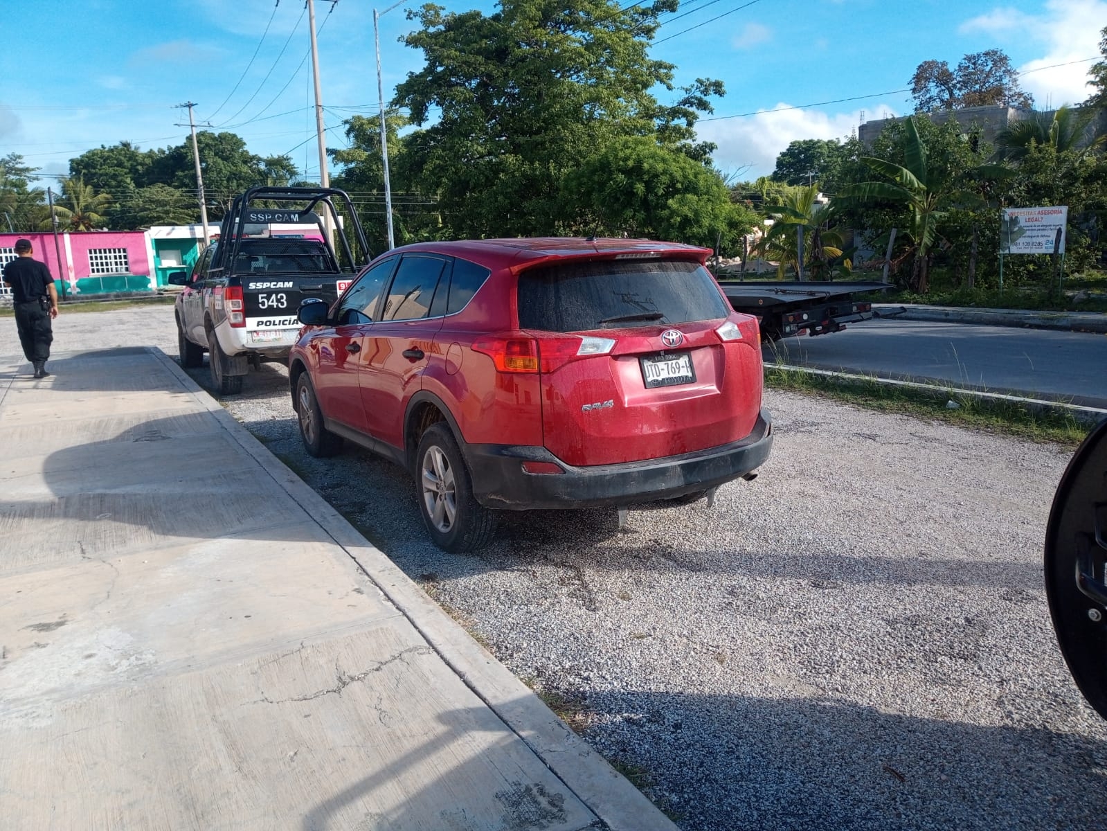 El conductor aseguró que había comprado la camioneta y que desconoció sí tenía alerta de robo El conductor aseguró que había comprado la camioneta y que desconoció sí tenía alerta de robo