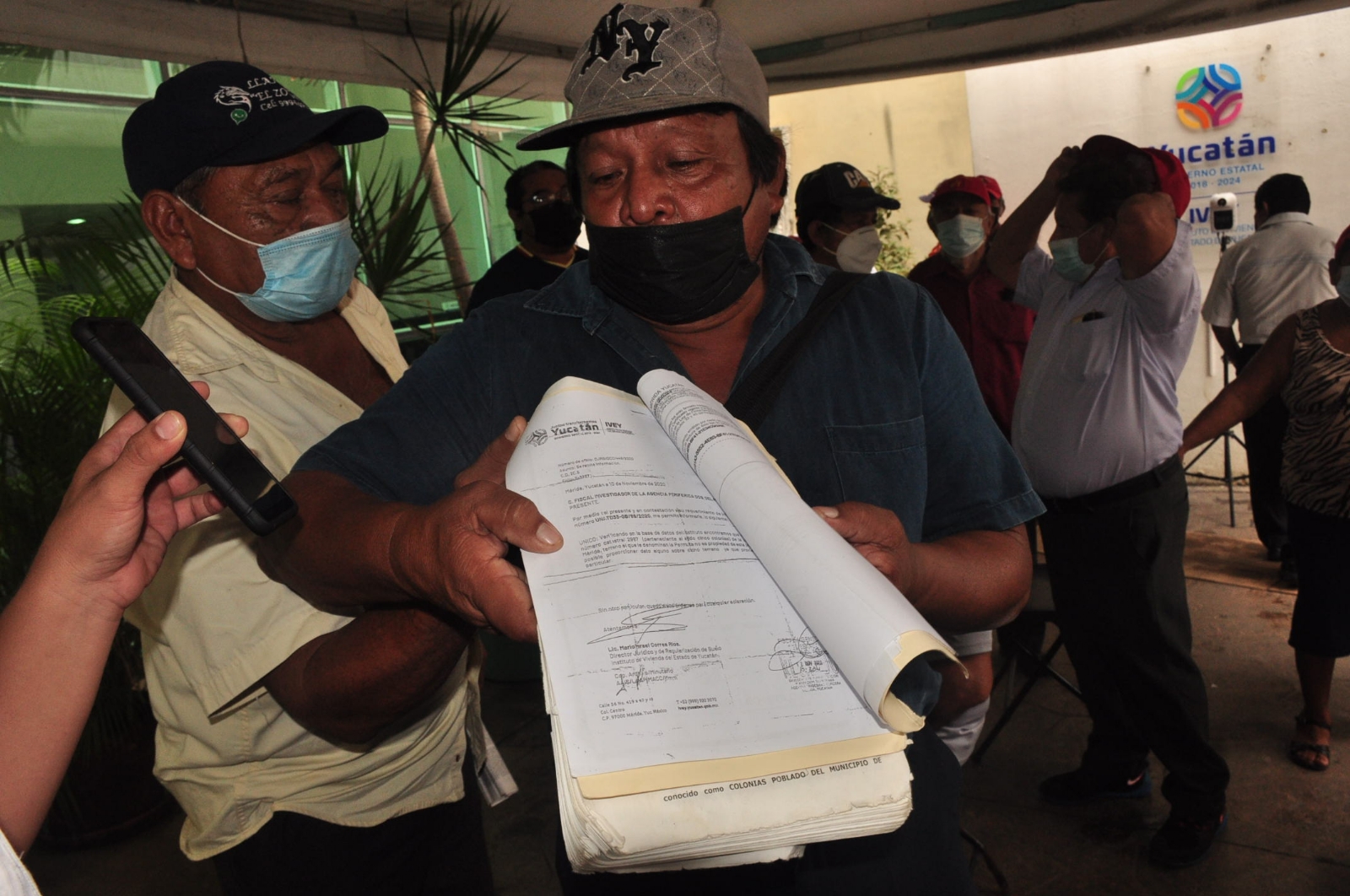 Ejidatarios de Cinco Colonias demandarán al IVEY por el robo de 18 hectáreas; el Director se esconde