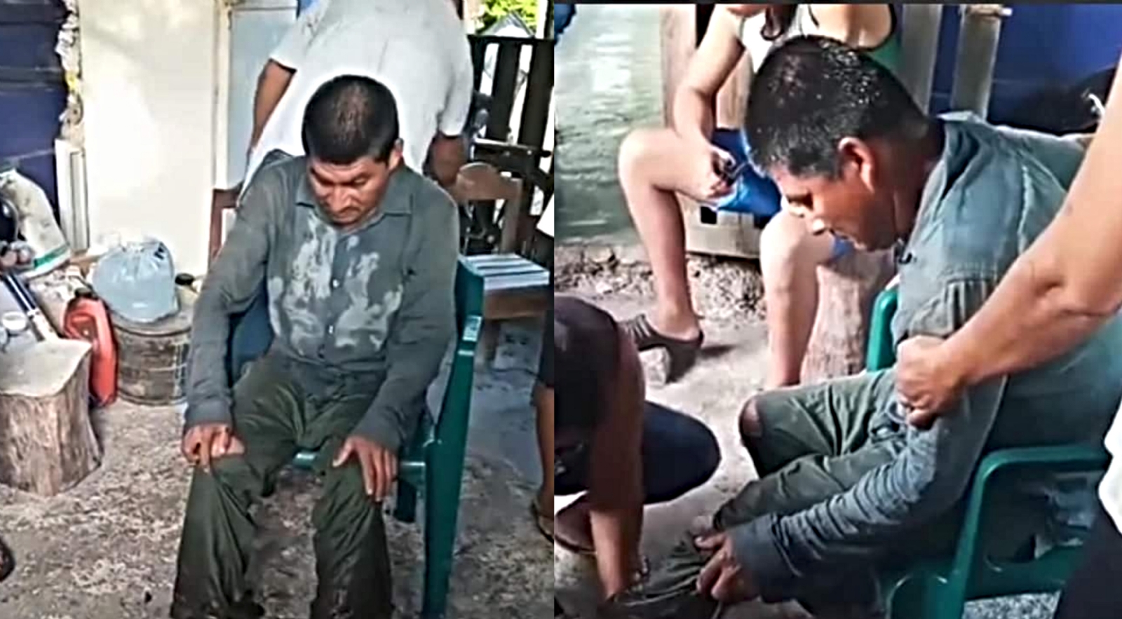 El hombre de 38 años presentaba deshidratación cuando fue encontrado en Xpujil