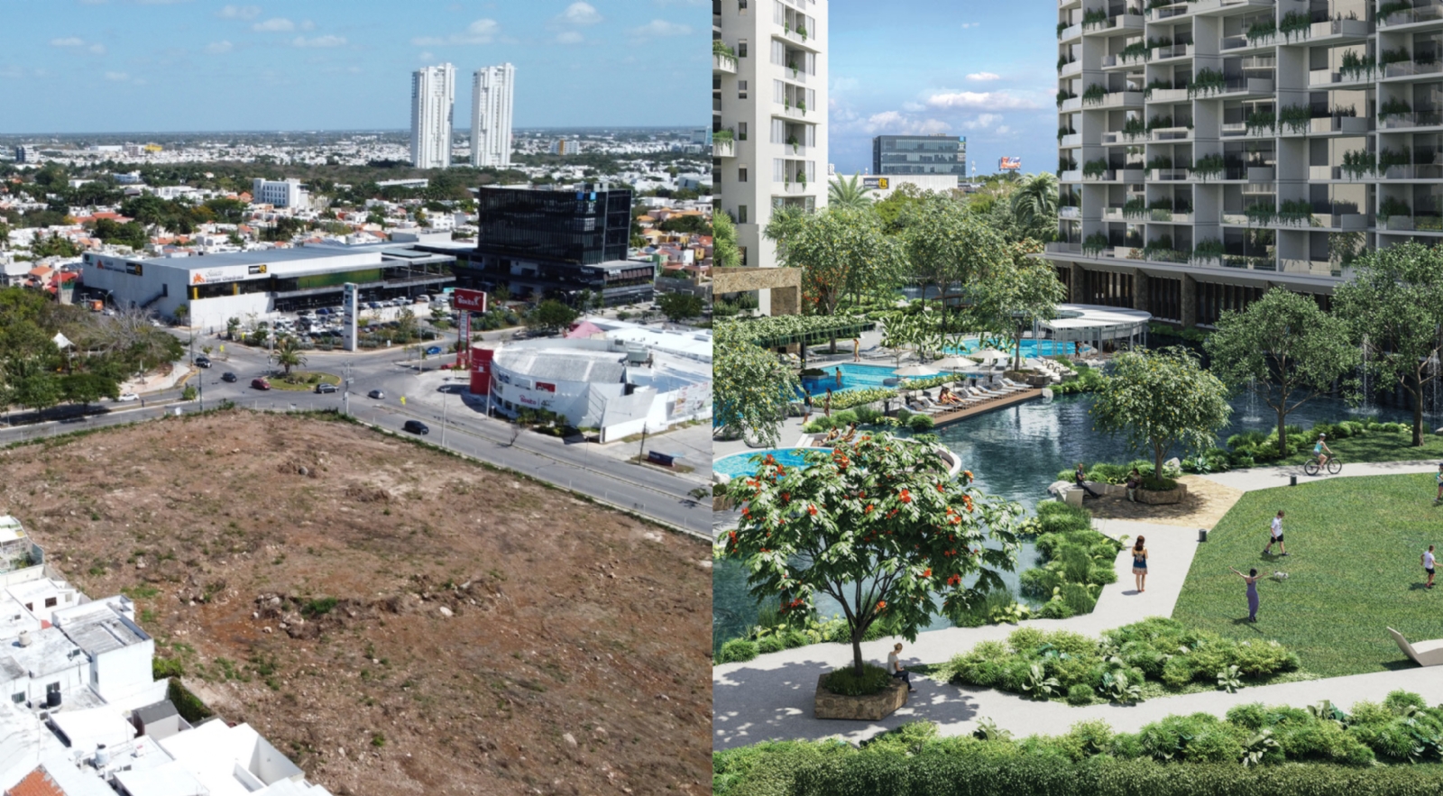 El Complejo Infiniti se ubicaría al Norte de Mérida, con seis enormes edificios de lujo El Complejo Infiniti se ubicaría al Norte de Mérida, con seis enormes edificios de lujo