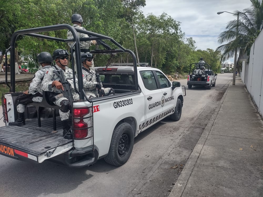 Al operativo se sumaron elementos de la policía estatal y municipal