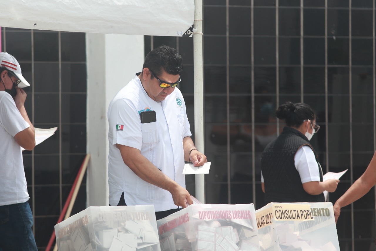 En Playa del Carmen las casillas se mostraron vacías durante la jornada electoral de este domingo