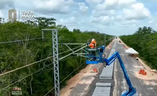 El tramo eléctrico estará de Mérida a Chetumal