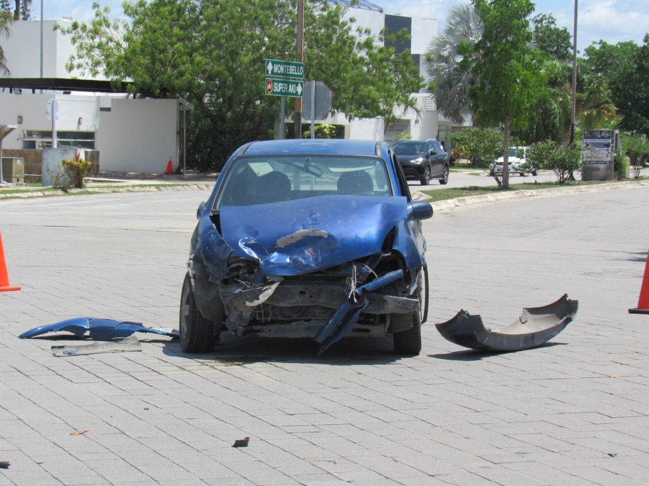 El vehículo Chevy fue el más dañado