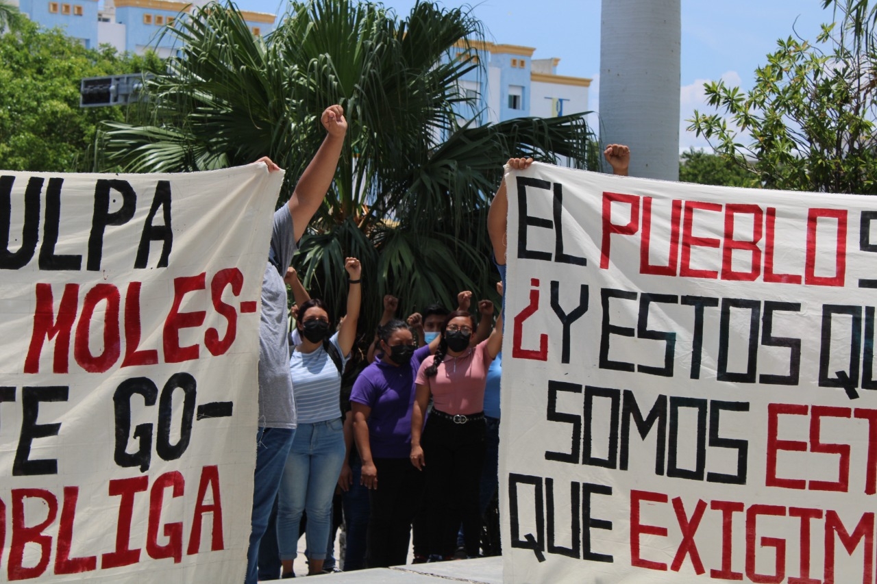Los estudiantes continuarán con las manifestaciones en Campeche 
