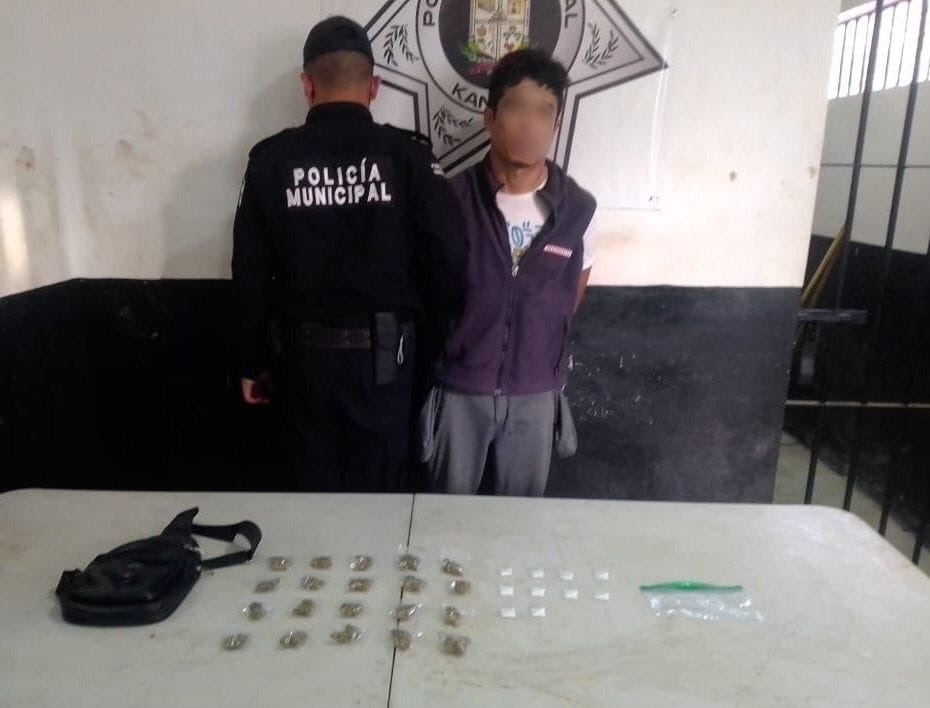 Fue detenido por conducir conducir a exceso de velocidad en su mototaxi, pero le fueron encontradas bolsas con narcóticos