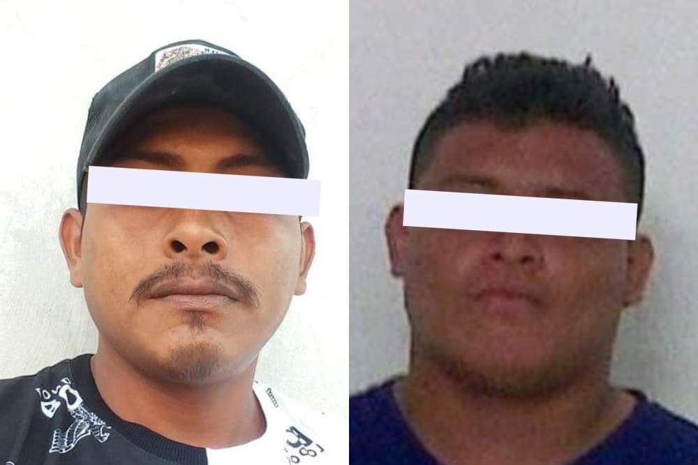 Los dos detenidos terminaron en las instalciones de la FGE Quintana Roo en Chetumal, donde serán investigados por su presunta participación en un atraco armado en un expendio refresquero
