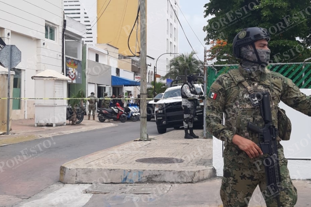 El cateo se llevó a cabo en la colonia Centro de Cozumel, cerca del edificio de Correos de la isla El cateo se llevó a cabo en la colonia Centro de Cozumel, cerca del edificio de Correos de la isla