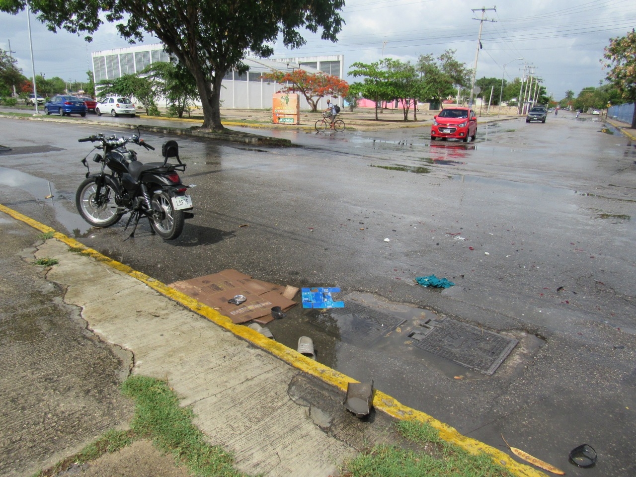 Elementos de la SSP Yucatán se encargaron del choque en la colonia San José Tecoh de Mérida