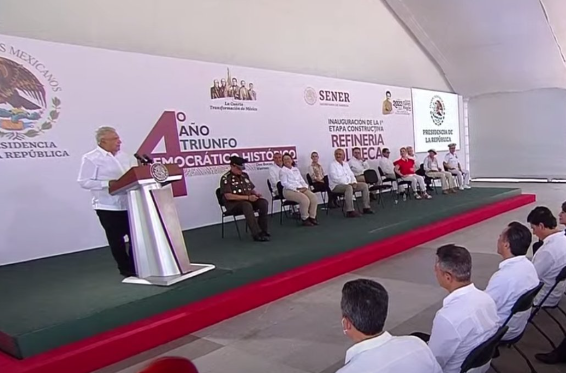 La refinería de Dos Bocas, en Paraíso, Tabasco, fue inaugurada este 1 de julio de 2022 por el presidente Andrés Manuel López Obrador