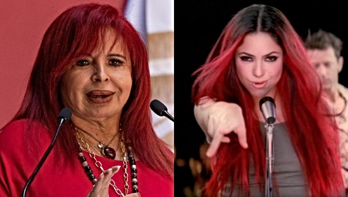 El look de Layda Sansores siempre ha sido el color rojo, como en su momento lo usó la colombiana Shakira