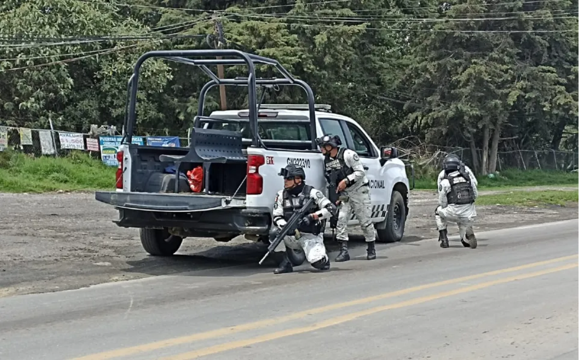 La balacera provocó una fuerte movilización policiaca