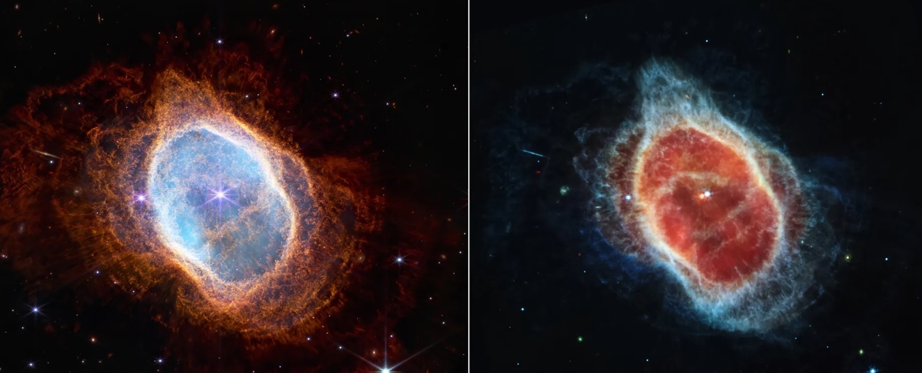 La nebulosa del Anillo del Sur es presenta gracias al telescopio James Webb