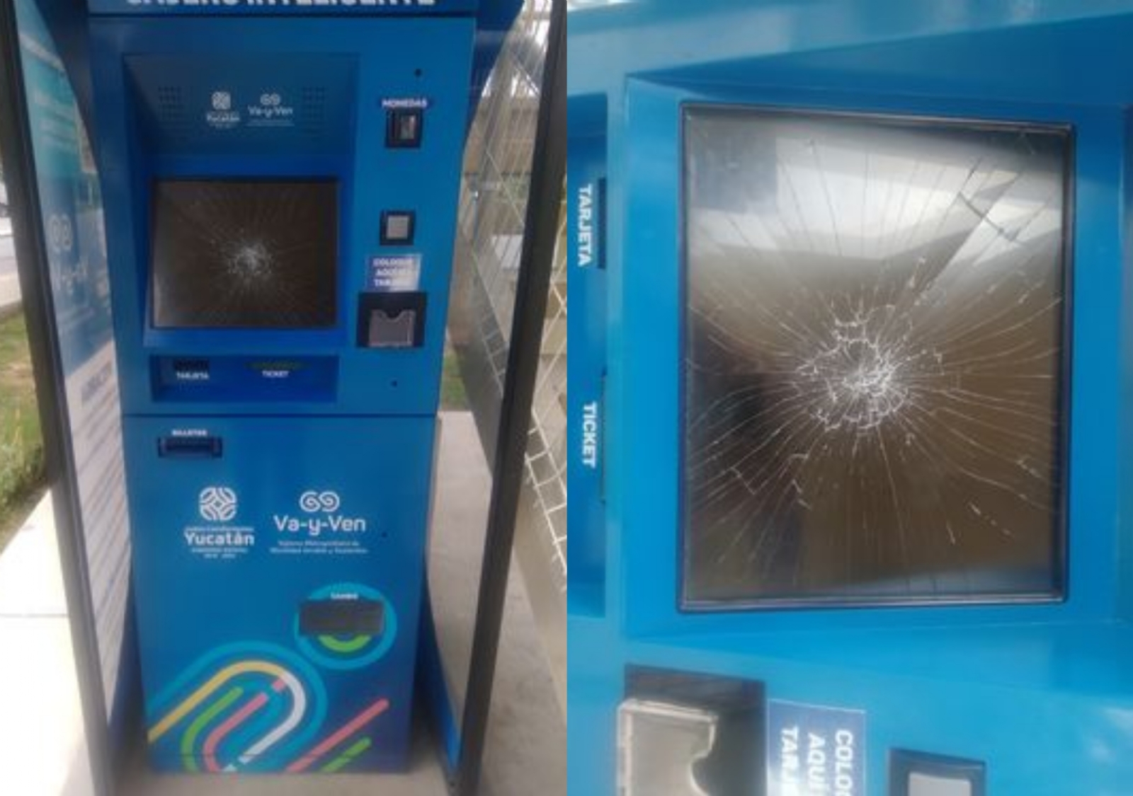 El cajero presta servicio a quienes transitan cerca del paradero Issste Susulá al Poniente de Mérida. 