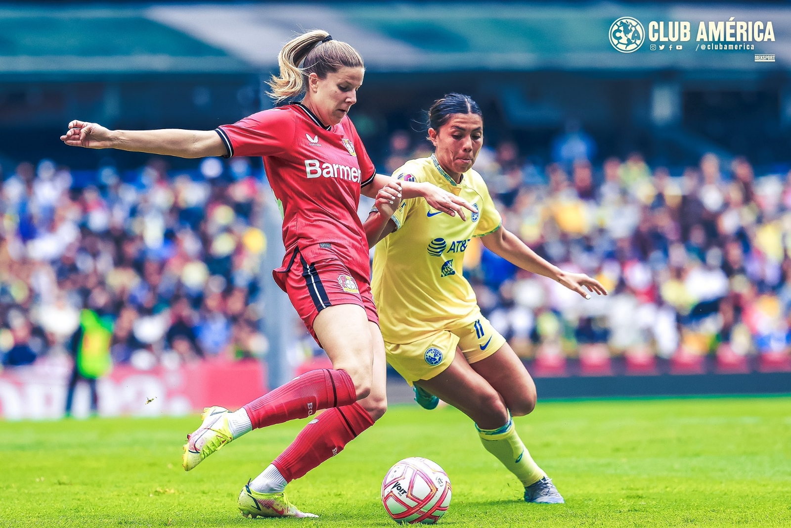 América doblega por la minima al Bayer Leverkusen de Alemania