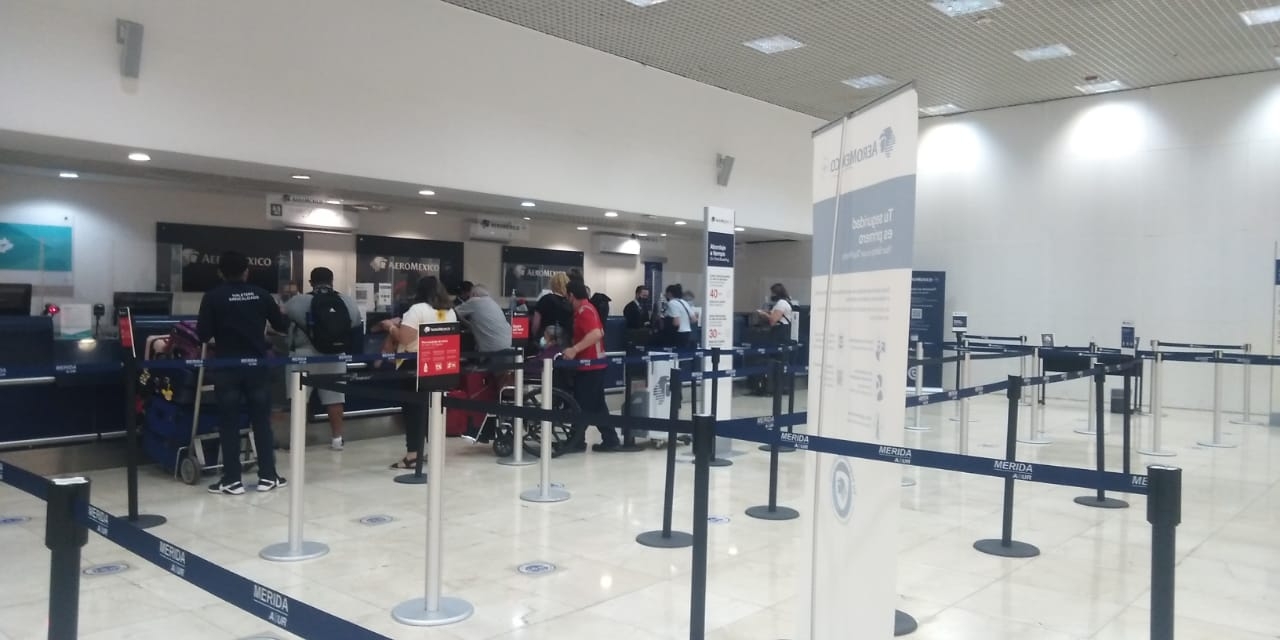 La terminal aérea de Mérida registró baja afluencia de pasajeros durante las primeras horas de la mañana de este sábado La terminal aérea de Mérida registró baja afluencia de pasajeros durante las primeras horas de la mañana de este sábado