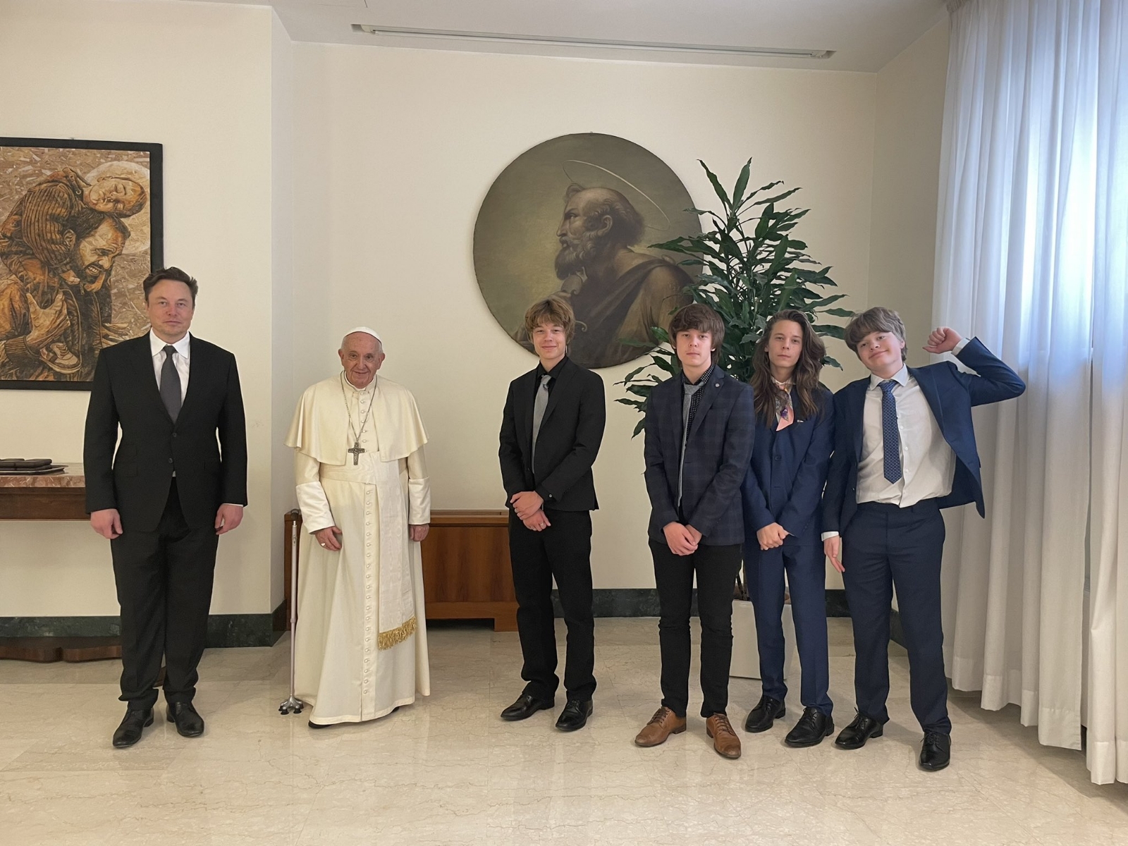 La fotografía fue compartida por Elon Musk en Twitter