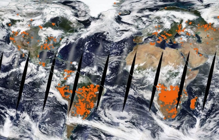 Nasa presenta mapa para observar incendios en tiempo real en todo el mundo Nasa presenta mapa para observar incendios en tiempo real en todo el mundo