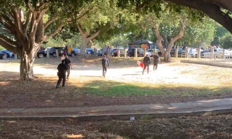 El tiroteo se registró la tarde de este domingo. Foto: Twitter