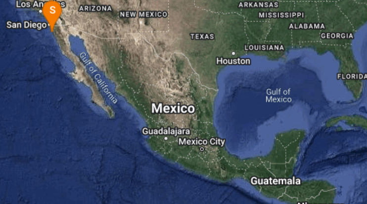 El sismo sucedió a las 6:21 horas, a una distancia de 23 km de Ensenada y tuvo una profundidad de 20 km El sismo sucedió a las 6:21 horas, a una distancia de 23 km de Ensenada y tuvo una profundidad de 20 km