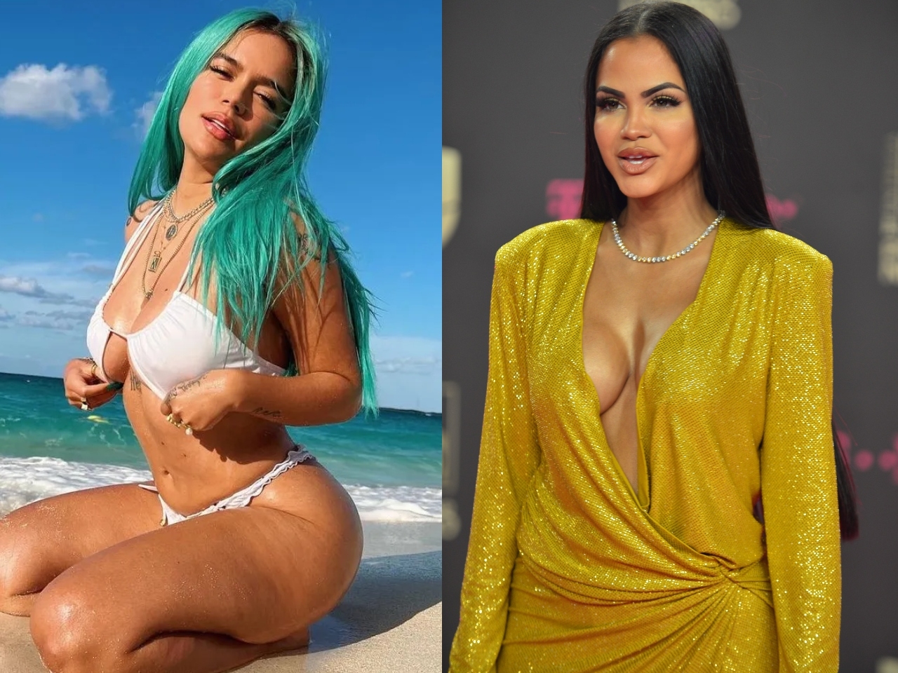 Karol G y Natti Natasha no han dado declaraciones sobre su supuesta rivalidad, que nació por un hecho que se viralizó en redes sociales