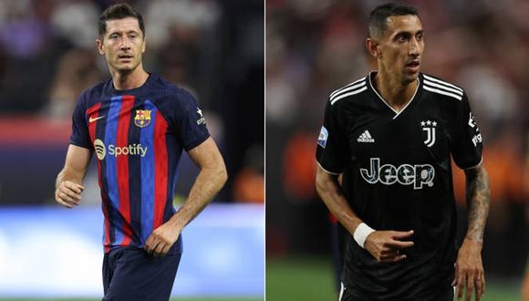 Lewandowski y Di María fueron las grandes contrataciones de ambos equipos. Foto: Especial Lewandowski y Di María fueron las grandes contrataciones de ambos equipos. Foto: Especial