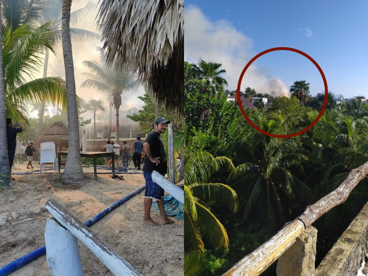 Se registra un incendio en el Hotel Amaité Beach de Holbox: VIDEO