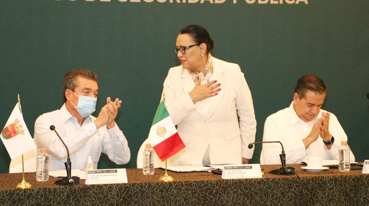 Rosa Icela Rodrígues es la presidenta de la Conferencia Nacional de Secretarios de Seguridad Pública. Foto: Cortesía