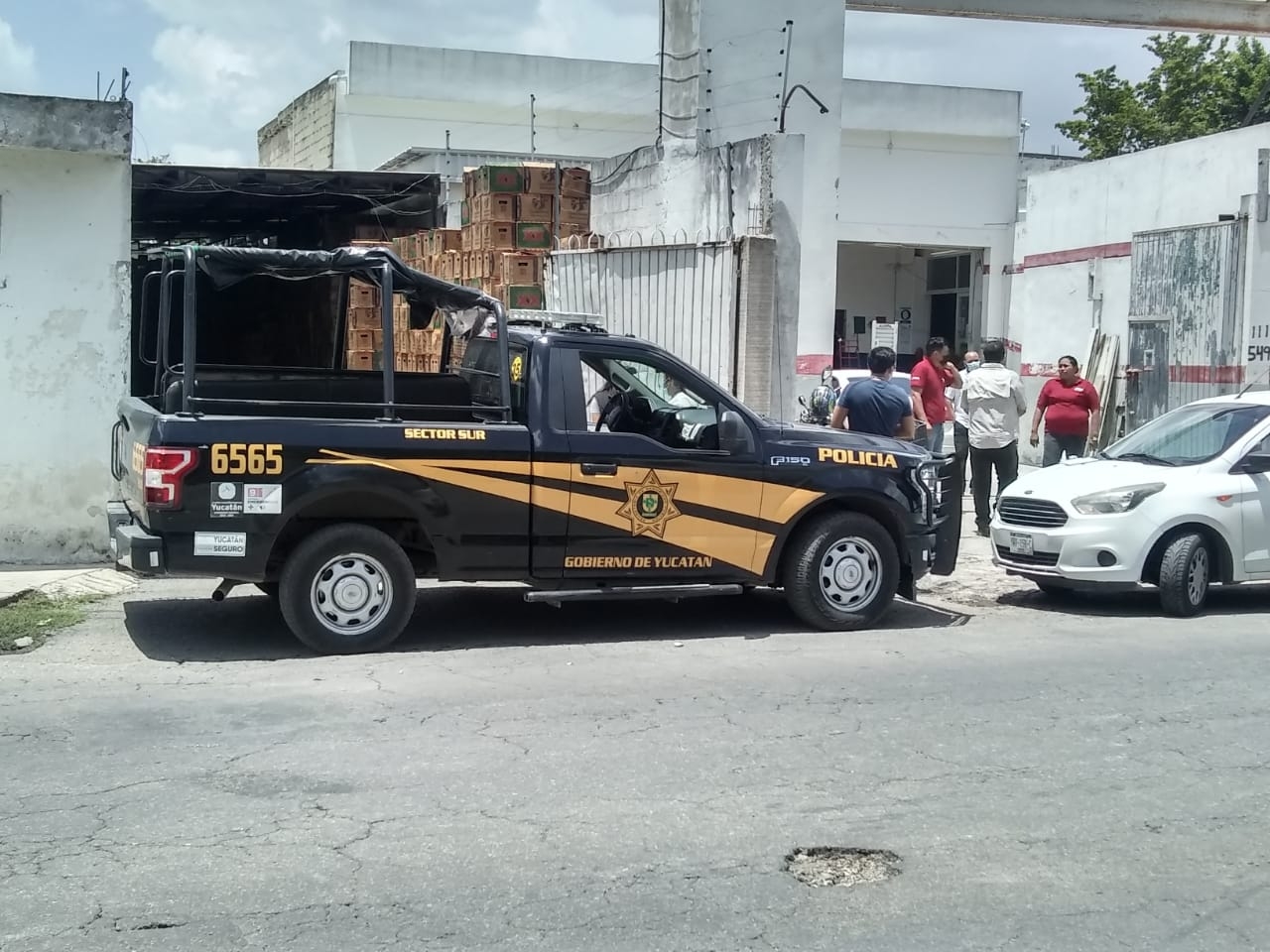 Tras el hecho, pidieron auxilio a las autoridades policiales Tras el hecho, pidieron auxilio a las autoridades policiales