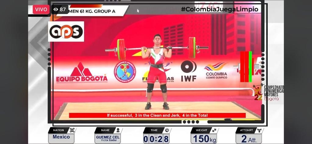 Víctor Badur Güemez, pesista de Quintana Roo, no logra el resultado en el Campeonato Panamericano Víctor Badur Güemez, pesista de Quintana Roo, no logra el resultado en el Campeonato Panamericano