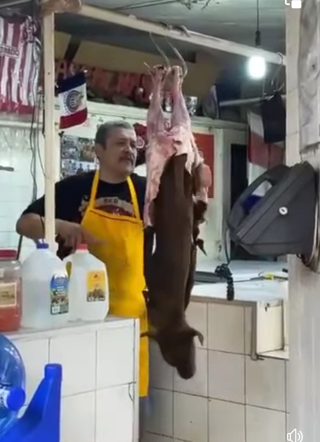Al carnicero se le acusa de vender carne de perro en el mercado, pero hasta el momento ninguna autoridad ha respondido Al carnicero se le acusa de vender carne de perro en el mercado, pero hasta el momento ninguna autoridad ha respondido