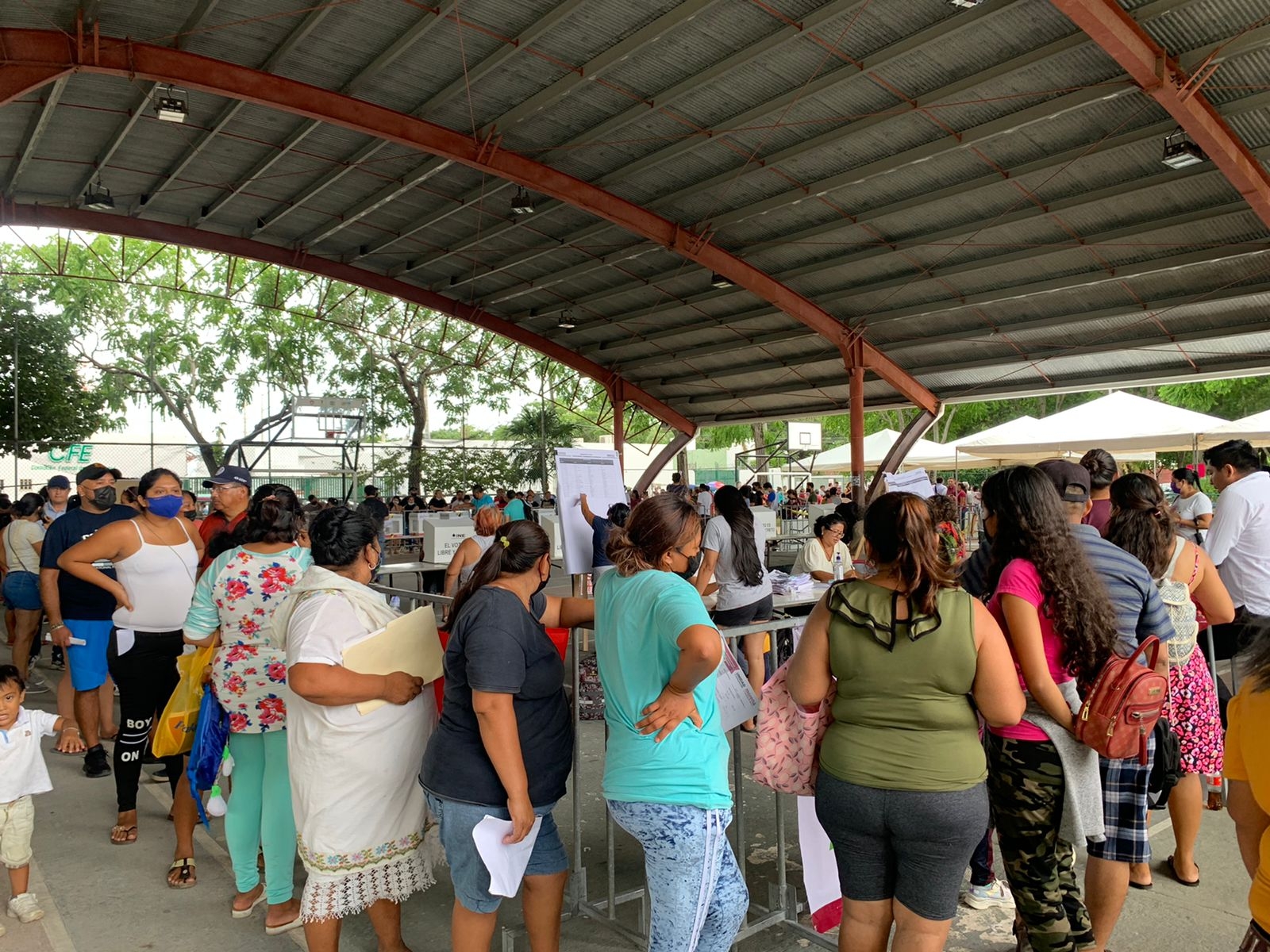 El Domo de la Región 96 en Cancún es una de las sedes de la elección de consejeros estatales de Morena en Quintana Roo