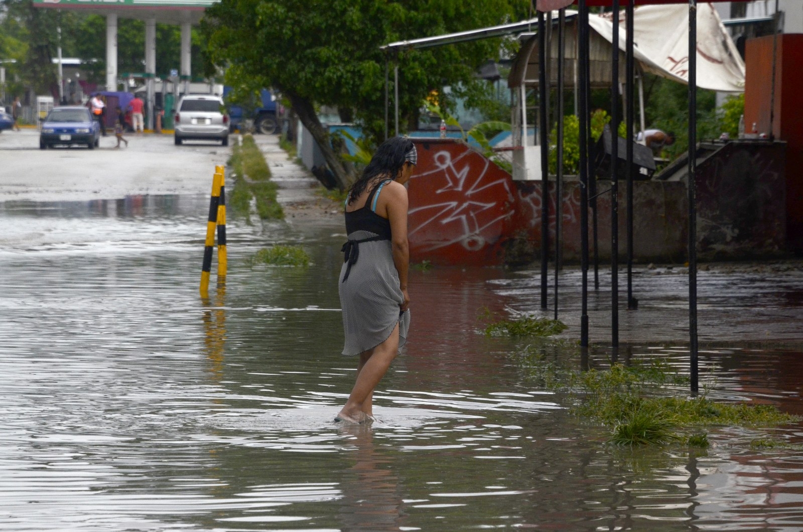 Se esperan fuertes lluvias en Cancún este martes Se esperan fuertes lluvias en Cancún este martes