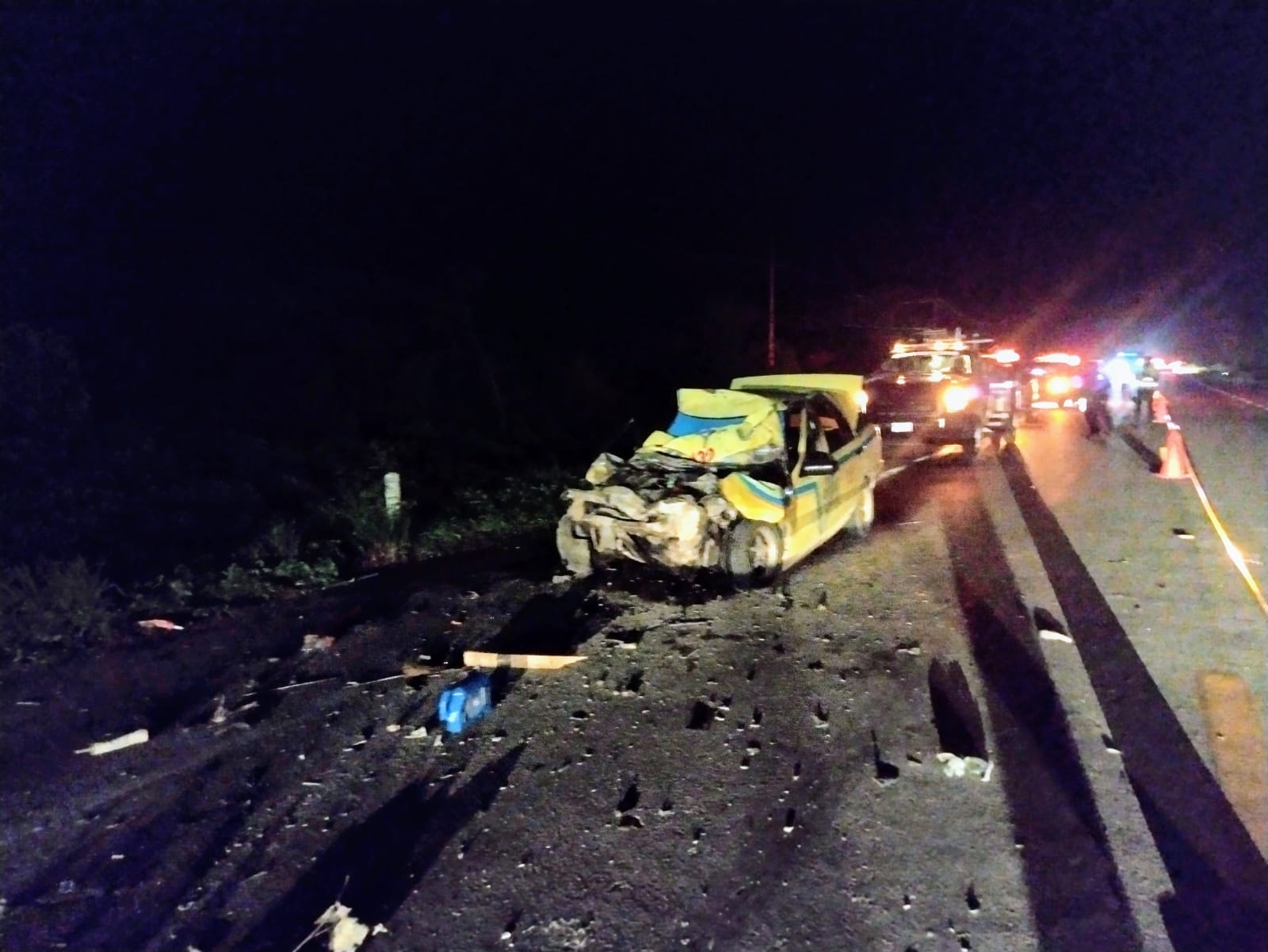 Muere taxista en aparatoso accidente en la carretera Xalau - Chemax Muere taxista en aparatoso accidente en la carretera Xalau - Chemax