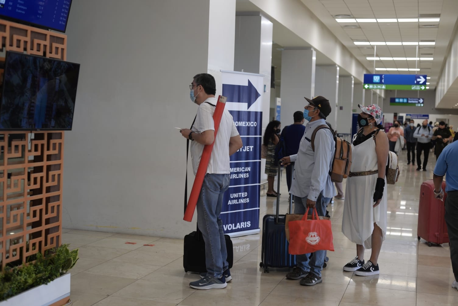 Entre las 09:09 y 10:45 horas están programadas cinco vuelos más a la Ciudad de México Entre las 09:09 y 10:45 horas están programadas cinco vuelos más a la Ciudad de México