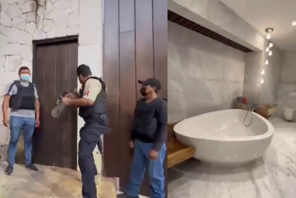 Exhiben presuntos lujos de la casa de Alito Moreno en Campeche tras cateo: VIDEO