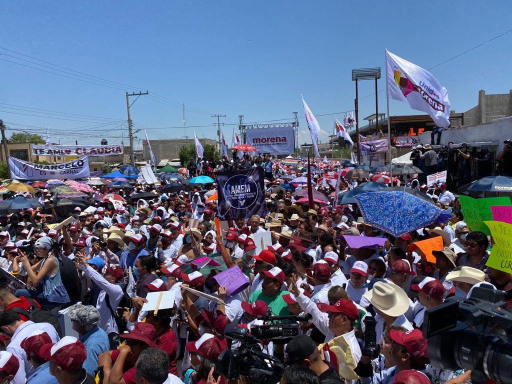 'Corcholatas' de Morena reciben medidas cautelares por parte del INE 'Corcholatas' de Morena reciben medidas cautelares por parte del INE