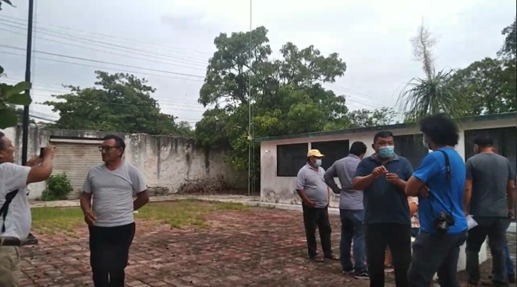 Los ejidatario dieron a conocer lo sucedido. Foto: Por Esto!