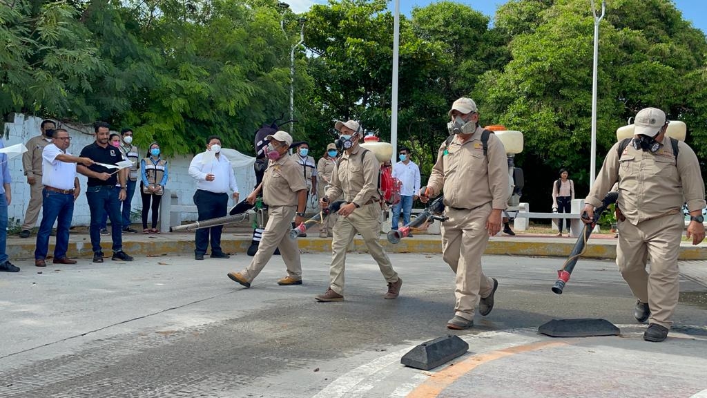 Inicia nebulización en Ciudad del Carmen contra las enfermedades por vector