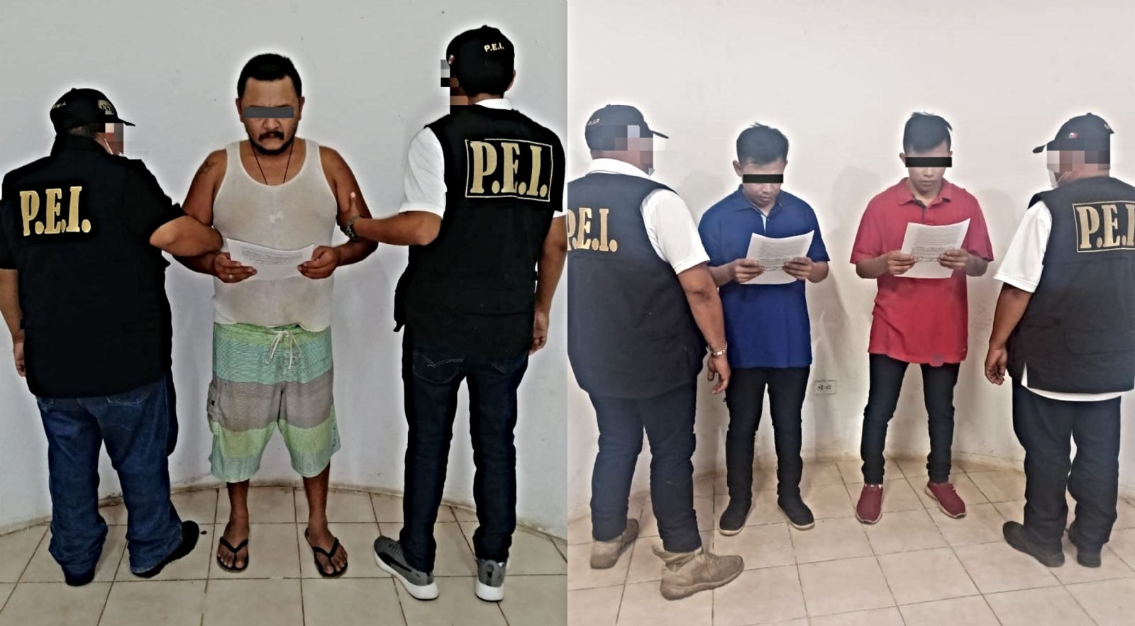 Detienen a 3 hombres en Chumayel y Tekax tras ser acusados de intento de homicidio
